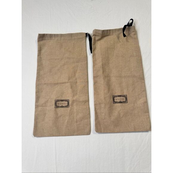 Gucci (2) dust bags, size 8 x 17 - Picture 1 of 5